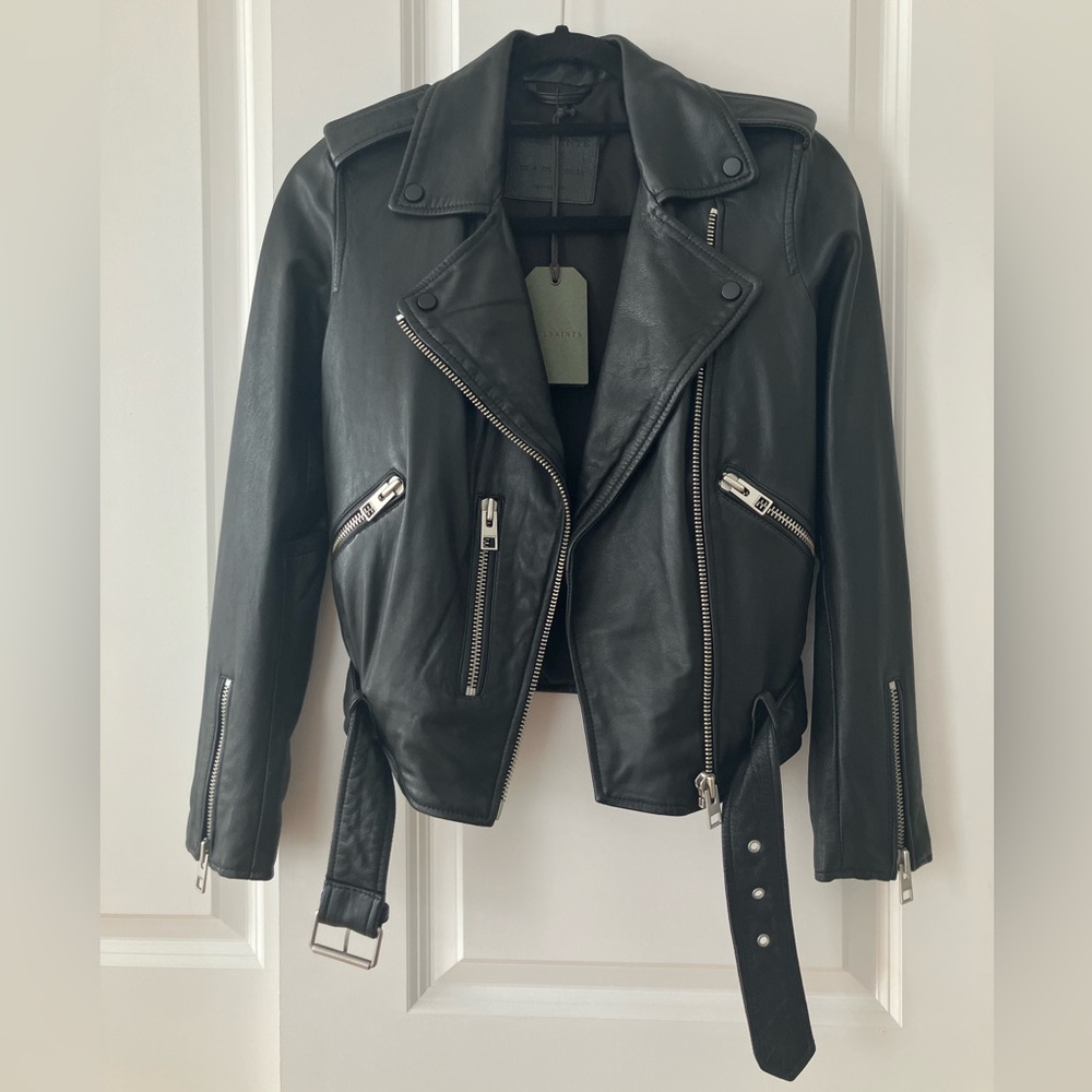 Balfern Leather Biker Jacket